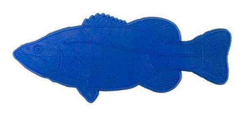 Bass Fish Decorative Concrete Border Art Stamp Tool Mat 9SF03