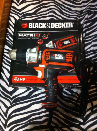 BLACK &amp; DECKER Matrix 4-Amp Corded Drill and Driver-BDEDMT NIB