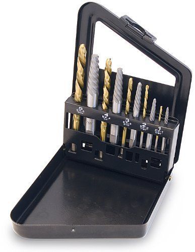 Titan 10 screw extractor and left hand drill bit set #16013 free shipping in usa for sale