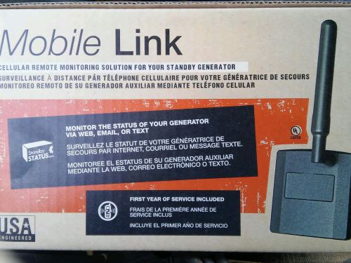**NEW!!! GENERAC! Mobile link! System!