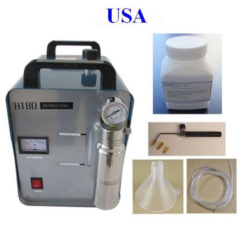 95l oxygen hydrogen water acrylic flame polishing machine and electrolyte powder for sale