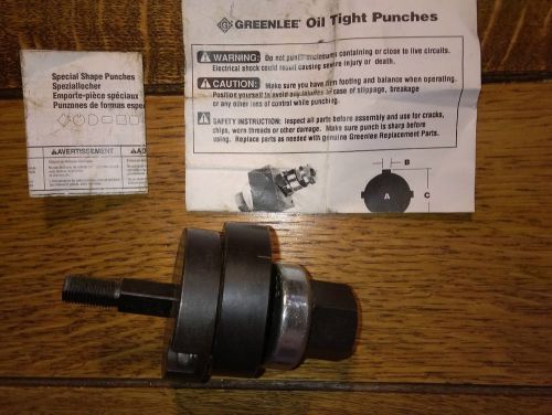 Greenlee 60242 Oiltight Punch with Notches 1.210&#034; Hole Size