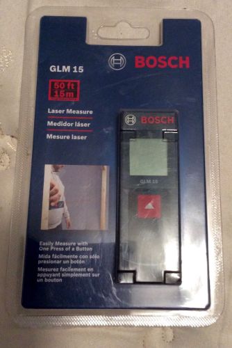 Bosch GLM 15 50 Ft Laser Measure - Brand New, Factory Sealed