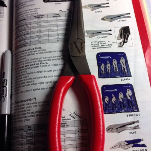 Snap-on 9&#034; needle nose pin gripping pliers. for sale
