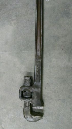 Walworth 24&#034; pipe wrench steel