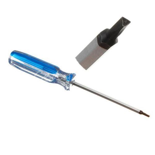 2mm Hex Shaft Tip Triangle Screwdriver Antislip Blue Clear Repairing Tool 158mm