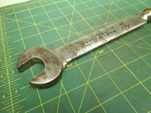 BILLINGS S-805 7/8&#034; OPEN END SPUD WRENCH EXTENDED HANDLE PIPE #57203