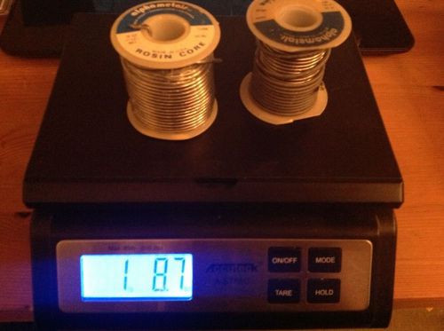 1 and a half pounds solder soldering rosin core 60/40 Tin Lead alpha metals new