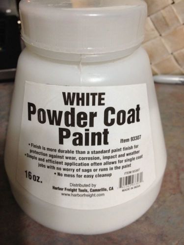 White Powder Coat Paint