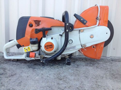 STIHL TS 700 Handheld Cut-Off Saw + 21 Blades ONLY USED A FEW TIMES Shipping Neg