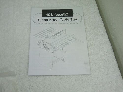 10L (254MM) Titling Arbor Table Saw ~ Harbor Freight Tools