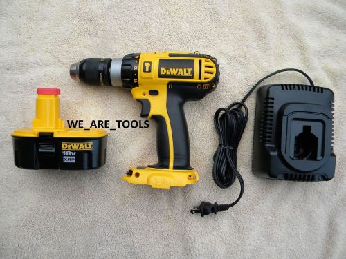 New dewalt dcd775 18v 1/2 cordless hammer drill, dc9096 battery, charger 18 volt for sale