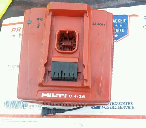 Hilti C4/36 Li-Ion CHARGER- GREAT CONDITION -FAST SHIP