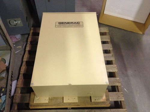 Generac automatic transfer switch 400 amp 600/480v 1 phase system volts 120/208 for sale