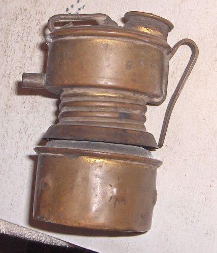 CARBIDE LAMP LANTERN USED WORKS MISSING REFLECTOR MINERS LIGHT
