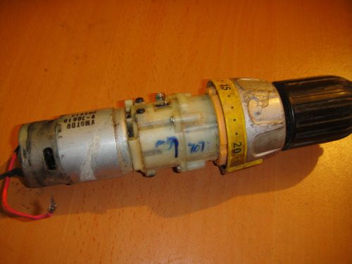 Ryobi 18V drill motor and gearbox - working