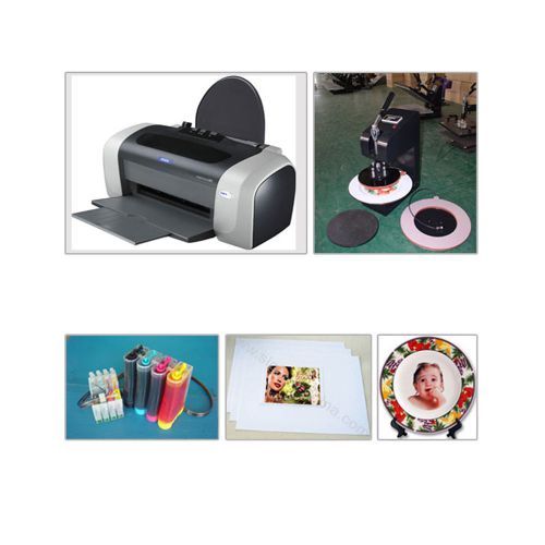 New plate heat press epson printer sublimation kit, transfer paper package for sale