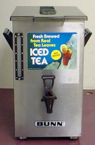 Bunn TD4 Square Tea Dispenser, 4 gallon capacity Dispenser