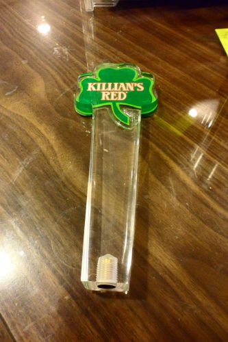 Commercial grade large &#034;killian&#039;s&#034; beer,keg,draft,tap heavy acrylic handle for sale