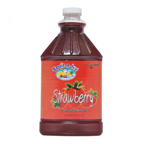 Fruit-n-ice - granita /frozen drink mix strawberry 64oz for sale