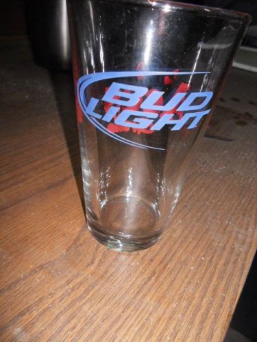 BUDLIGHT/ ACES GRILLE CLEAR GLASS 16OZ MIXING GLASSES