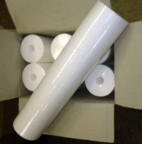 6- BIG BLUE SEDIMENT WATER FILTERS 4.5 X 20 &#034; 1 MICRON For Big Blue 20&#034; Housing