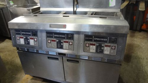 HENNY PENNY INDUSTRIAL/COMMERCIAL 3 WELL ELECTRIC CHICKEN FRYER OE-303