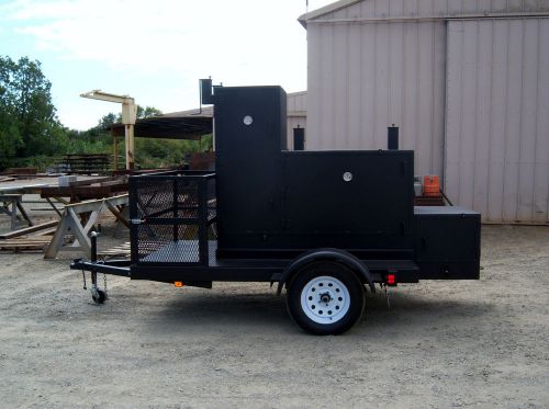 Catering Offset Smoker on trailer