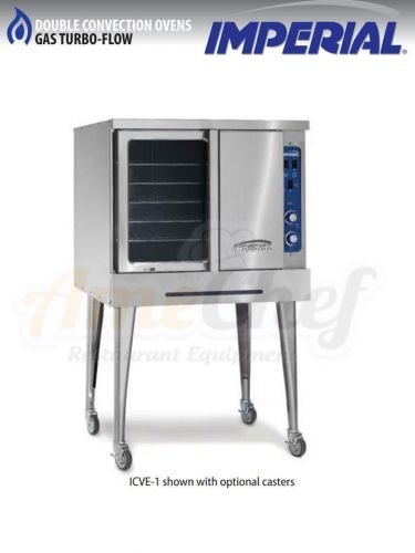 New commercial gas convection oven, full size, single deck, imperial icv-1 for sale
