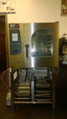 BKI 6GN COMBI Oven includes rack/stand Touch Screen T control 208 volt Boilerles