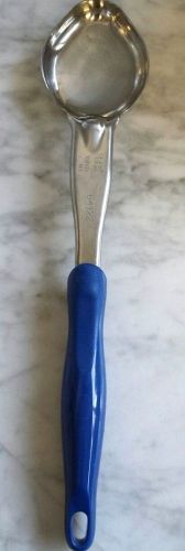 Vollrath one-piece heavy duty 2 oz blue oval bowl spoodle utensil euc for sale
