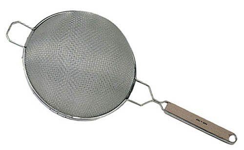 New update international sdf-6/ss stainless steel fine double mesh wooden handle for sale