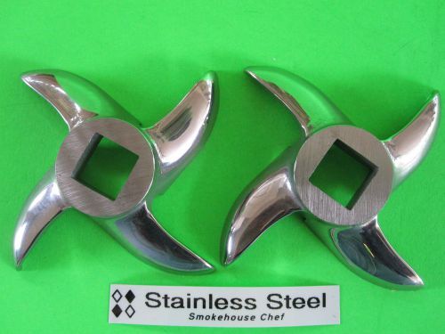 *two #32 size  knives blades cutter for cabelas and other meat grinders for sale