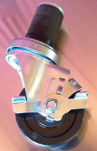 3&#034; caster wheel w/ lock for tables or stands equipment stations commercial new for sale