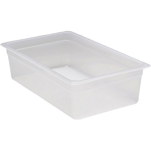 Cambro 1/1 gn food pan, 6&#034; deep, 6pk translucent 16pp-190 for sale