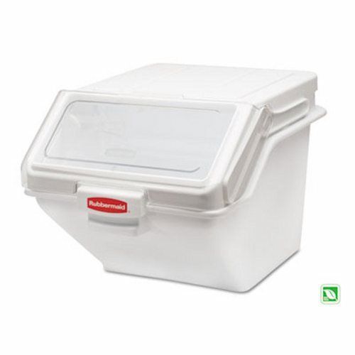 Rubbermaid safety storage ingredient bin, 1.67 cu. ft. capacity (rcp 9g58 whi) for sale
