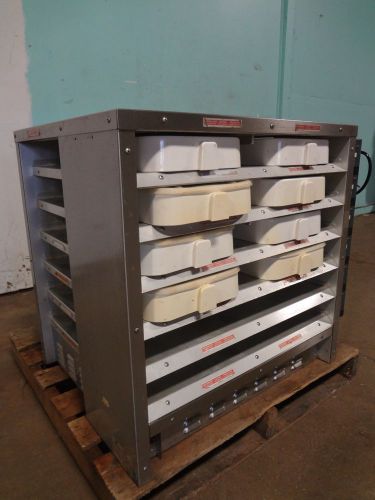 &#034; H &amp; K &#034; COMMERCIAL 12 COMPARTMENTS HEATING/HOLDING PASS THROUGH FOOD WARMER