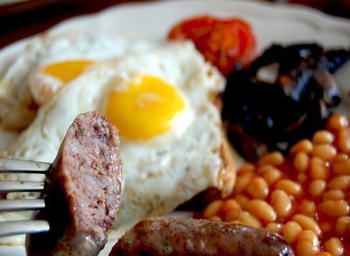 FULL ENGLISH BREAKFAST STICKER - For Catering Vans - cafe - food sticker