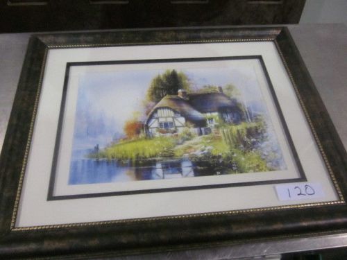 RESTAURANT DECOR PICTURE IN WOODEN FRAME - MUST SELL! SEND ANY ANY OFFER!