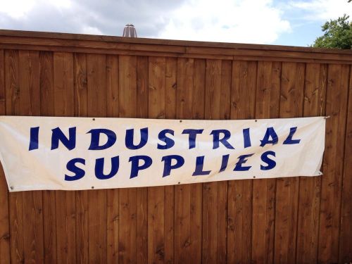 Industrial Supplies  Banner For Store Front,