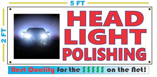 HEAD LIGHT POLISHING Banner Sign Best Quality of the $$$ Headlight