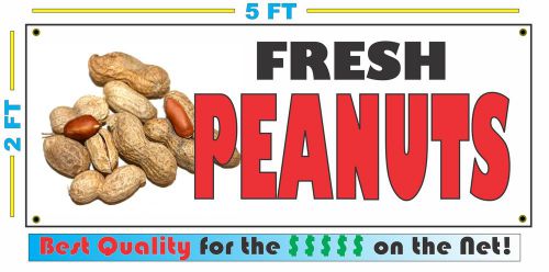 Full Color FRESH PEANUTS BANNER Sign NEW XL Larger Size