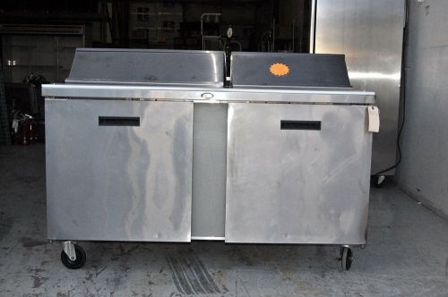 Randell 9601-7 refrigerated 60 inches long salad top prep table - used for sale