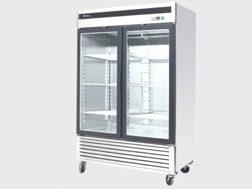 New freezer 2 glass door ,atosa bottom mount mcf8703,free shipping! for sale