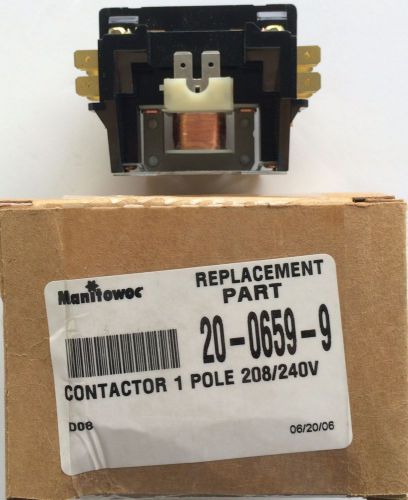 New manitowoc 2006599 (20-0659-9) 1 pole contactor*208/240v for sale
