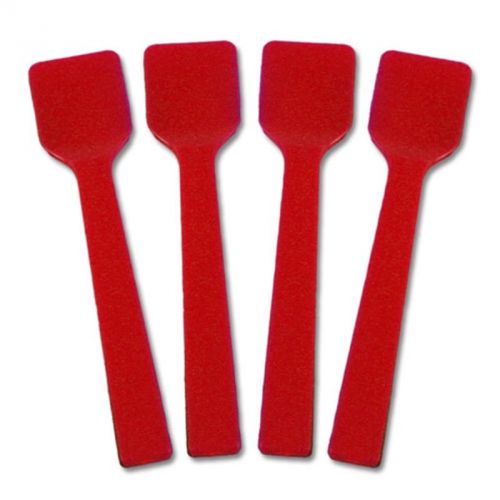 Red Plastic Gelato Spoons - 3,000 / Case