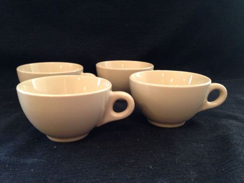 Vintage Syracuse China Hotel-Quality Coffee Cup--Color:  Camel--Set of Four