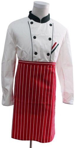 New Half Waist Cooking Bib Apron Waiter Butcher Red Chefs Cafe Kitchen