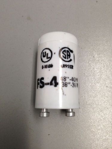 Fluorescent Light Bulb Condenser Starter FS4 30-40 Watts Snack Vending Machine