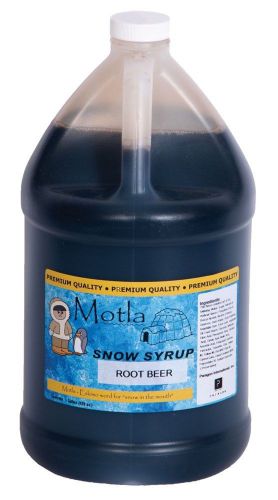 Motla Root Beer Sno-Cone Syrup (One Gallon)